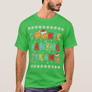 Cookie Baking Team-Pepparkaksgubbar med Julafton H T Shirt