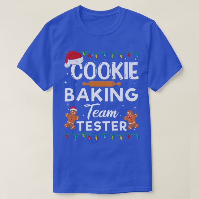 Cookie Baking Team Tester Gingertea Funny T Shirt (Design framsida)