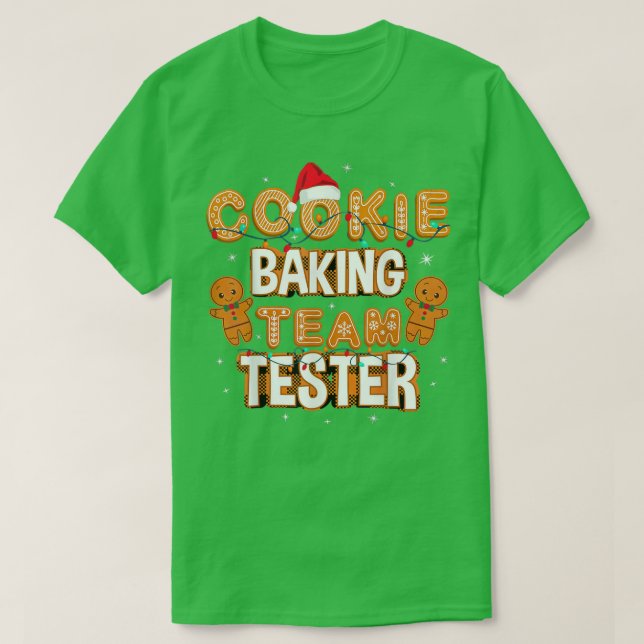 Cookie Baking Team Tester jul 1126 T Shirt (Design framsida)