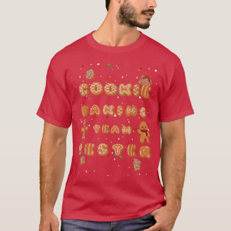 Cookie Baking Team Tester jul T Gift Shirt