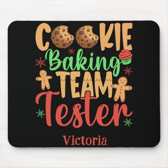 Cookie Baking Team Tester Name Holiday Toddler T S Musmatta (Framsidan)