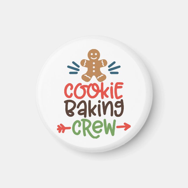 Cookie bakverk-christmas magnet (Framsidan)