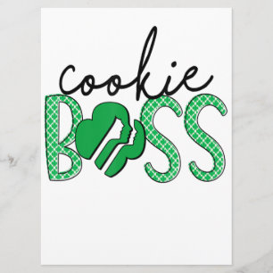 Cookie Boss Scoutflickor Cookieförsäljare Meny