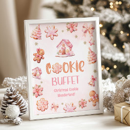 Cookie buffet Little Cookie-julafton Poster