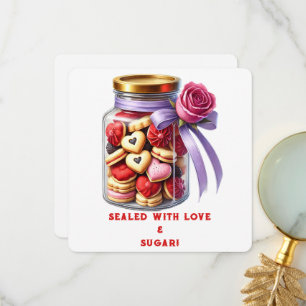 Cookie Burk - Alla hjärtans dagskort Tack Kort