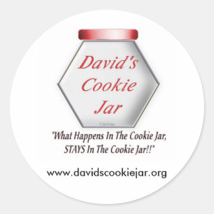 Cookie Burk Sticker Runt Klistermärke