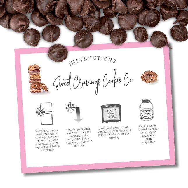 Cookie Care-instruktion Flygblad (Skapare uppladdad)