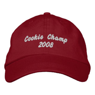 Cookie Champ 2008 Broderad Keps