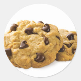 Cookie Chocolate Runt Klistermärke