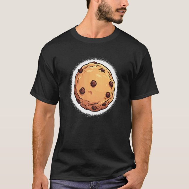 Cookie Cookie Costume Småbarn Boys Chip T Shirt (Framsida)