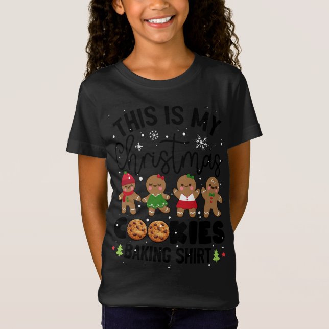 Cookie Crew Gingertea Det här är min julkooki T Shirt (Framsida)