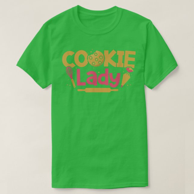 Cookie Dam Baking Pastry Älskare Baker Chef Sweet  T Shirt (Design framsida)