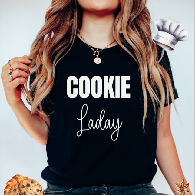 Cookie Dam Black Women's T-Shirt (Skapare uppladdad)