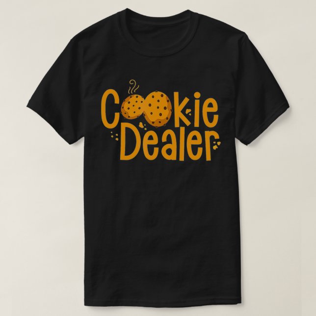 Cookie Dealer Bakers Sweet Tooth Cookie Baking T Shirt (Design framsida)