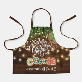 Cookie Decororation jul Party Apron
