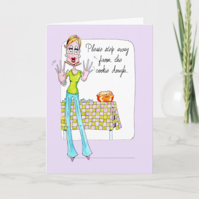 Cookie Doug-födelsedag eller vänskap-kort Kort (Framsida)