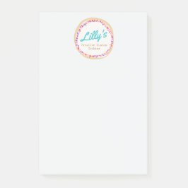 Cookie- eller Cupkakadekorator Post-it Block