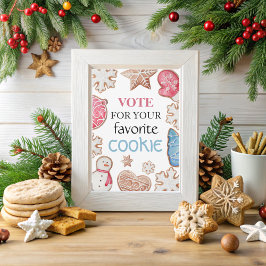 Cookie Exchange Bord-signatur. Tack Kort