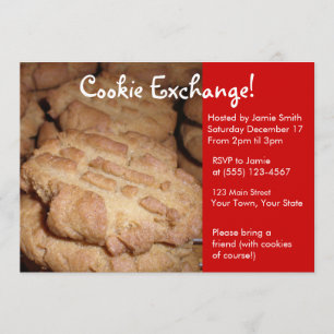 Cookie Exchange-gruppinbjudan Inbjudningar