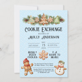 Cookie Exchange-gruppinbjudan Inbjudningar
