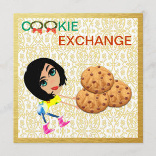 Cookie Exchange-inbjudan Inbjudningar