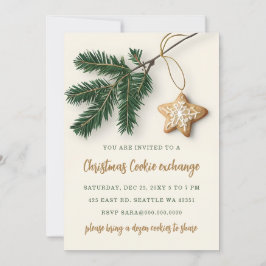 Cookie Exchange-jul Party Inbjudningar