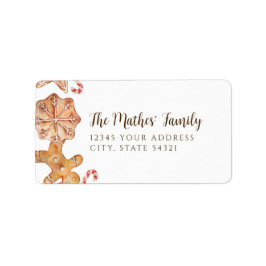 Cookie Exchange-Julfest Adressetikett