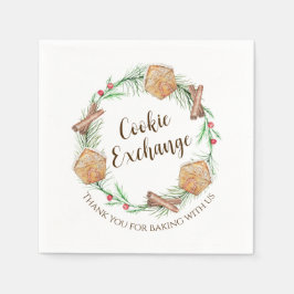 Cookie Exchange-Julfest Pappersservett