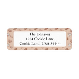 Cookie Exchange-Returadress Returadress Etikett