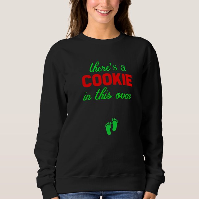 Cookie i den här Graviden på kvällen T Shirt (Framsida)