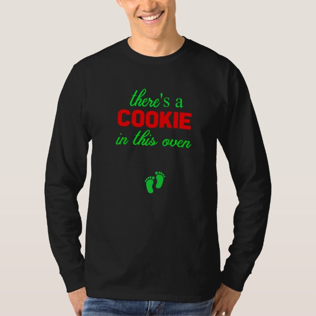 Cookie i den här Graviden på kvällen T Shirt (Framsida)