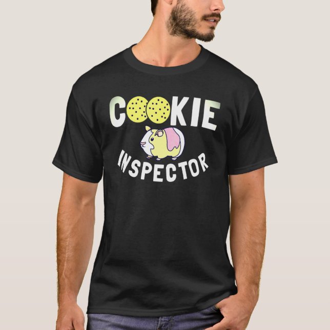 Cookie-inspektör Hamster T Shirt (Framsida)