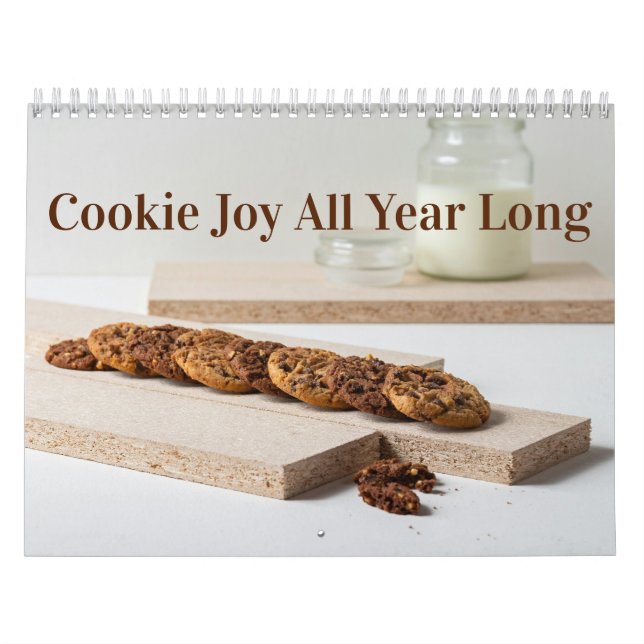 Cookie Joy All Year Long – 12‑Month Kalender (Omslag)