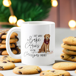 Cookie & jul Movies Naughty Hund Watercolor Kaffemugg