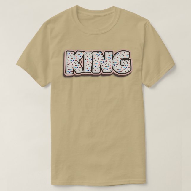 Cookie King Bagare Cookies Älskare Bakning Royalty T Shirt (Design framsida)