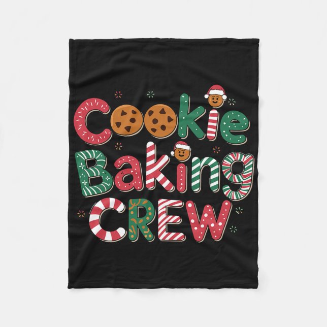 Cookie King Crew julkostym  Fleecefilt (Framsidan)