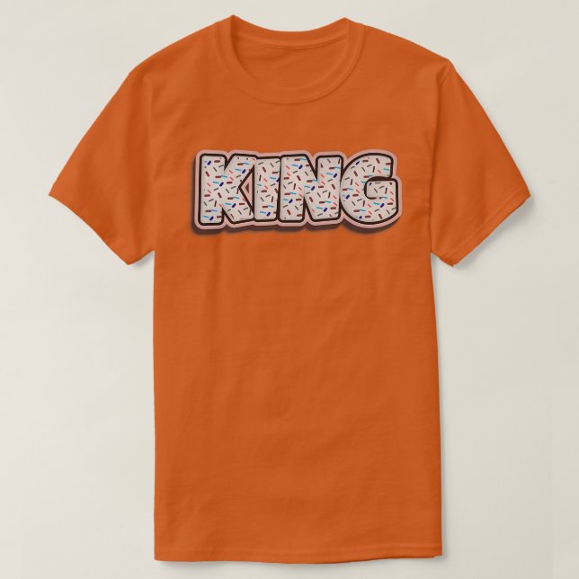 Cookie Kung Baker Cookies Älskare Baking Royalty B T Shirt (Design framsida)