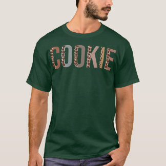 Cookie Leopard Skriv ut Mamma Cute Mors dag Funny  T Shirt