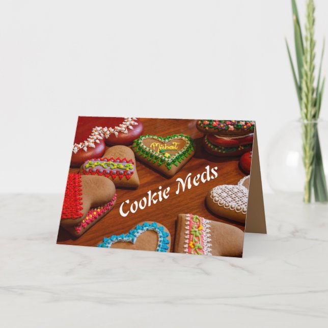 Cookie Meds Kort (Framsida)