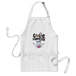 Cookie Momster, hand plockade Förkläde