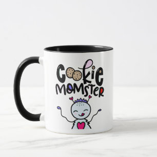 Cookie Momster, hand plockade Mugg