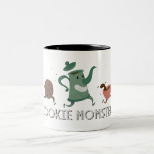 Cookie Momster Två-Tonad Mugg