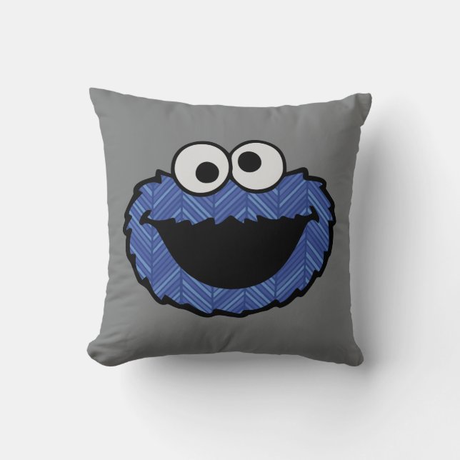 Cookie Monster | 80:s baksida Kudde (Framsida)