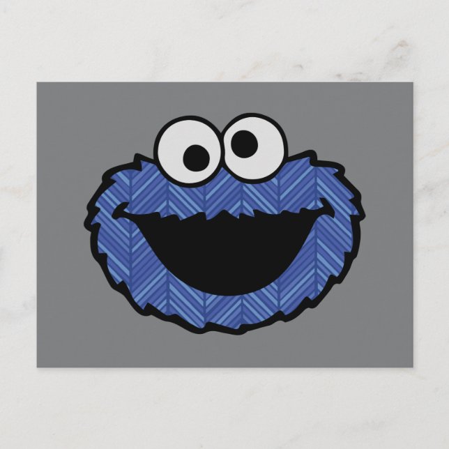 Cookie Monster | 80:s baksida Vykort (Framsida)