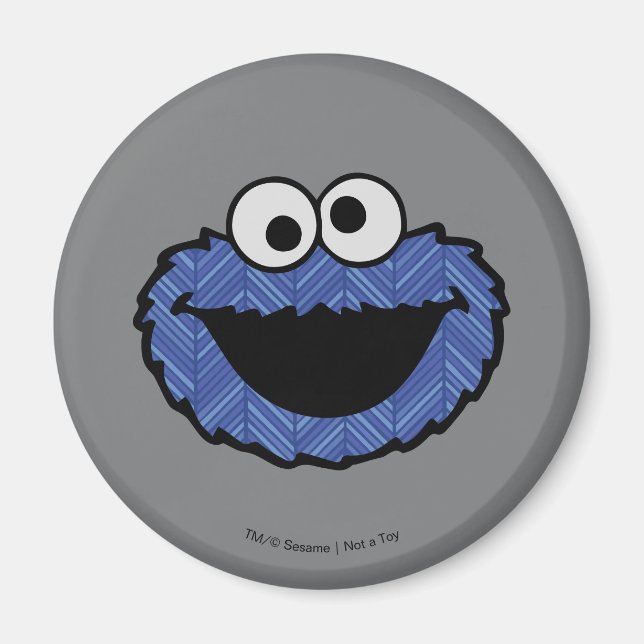 Cookie Monster | 80-tals nostalgi Magnet (Framsidan)