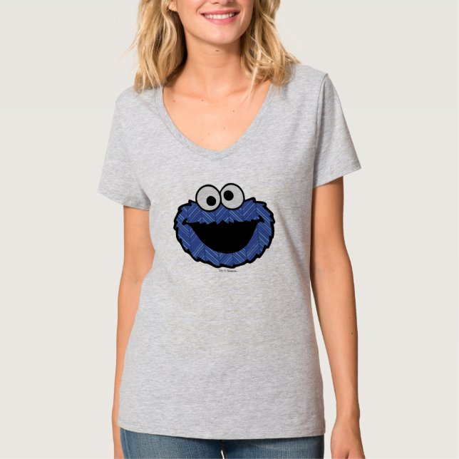 Cookie Monster | 80-tals nostalgiskt 2 T Shirt (Framsida)