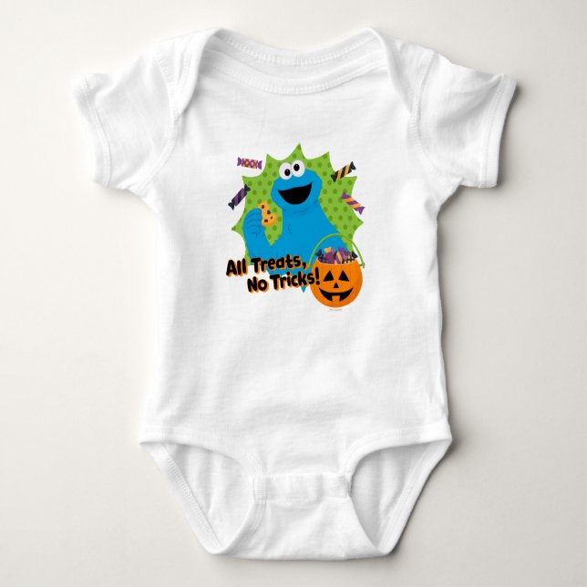 Cookie Monster | Alla godsaker, inga trick! T Shirt (Framsida)
