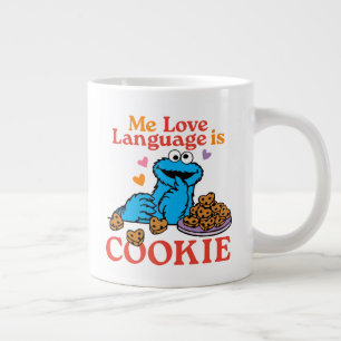 Cookie Monster   Alla hjärtans dagsoffert Jumbo Mugg