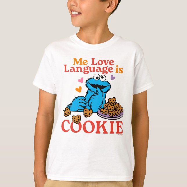 Cookie Monster | Alla hjärtans dagsoffert T Shirt (Framsida)