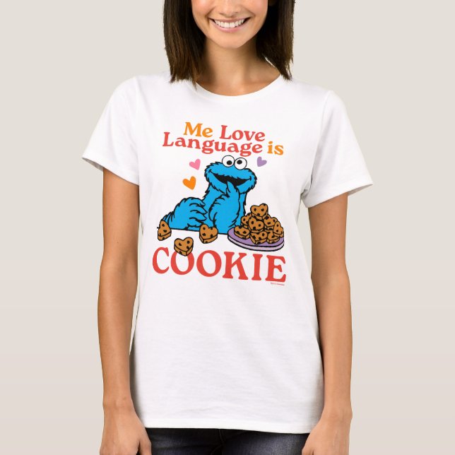 Cookie Monster | Alla hjärtans dagsoffert T Shirt (Framsida)